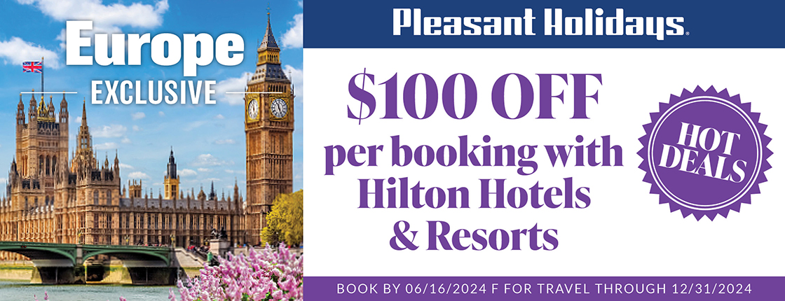 Pleasant Holidays | Save on Hilton Resorts