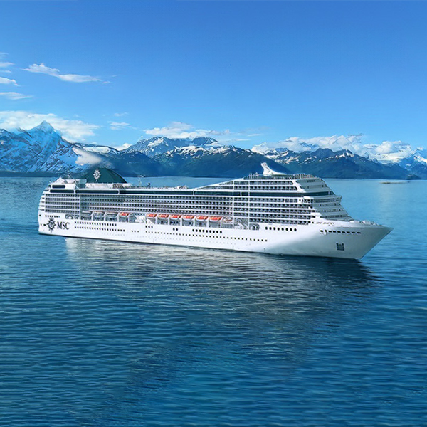 Sail Alaska on the redesigned MSC Poesia